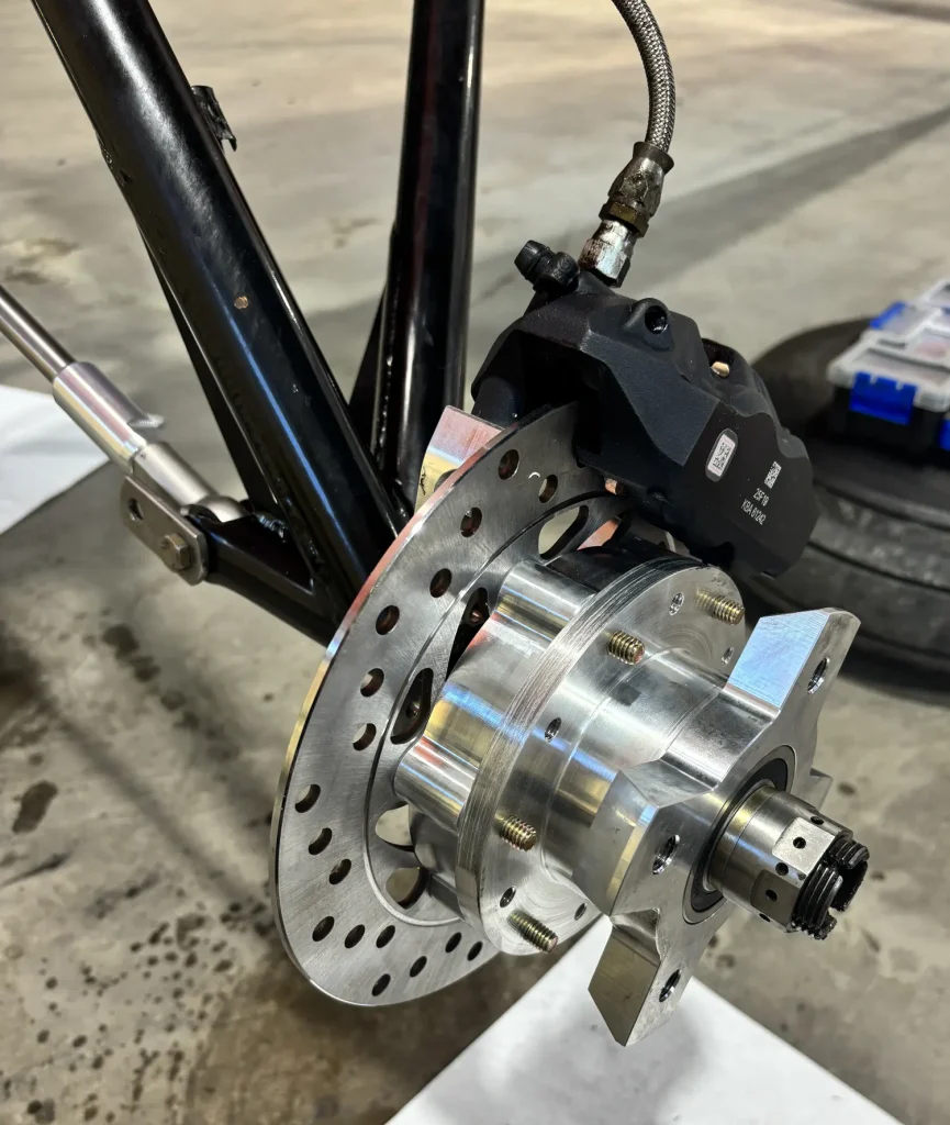 The STOL Wheelz billet hub for backcountry landing gear
