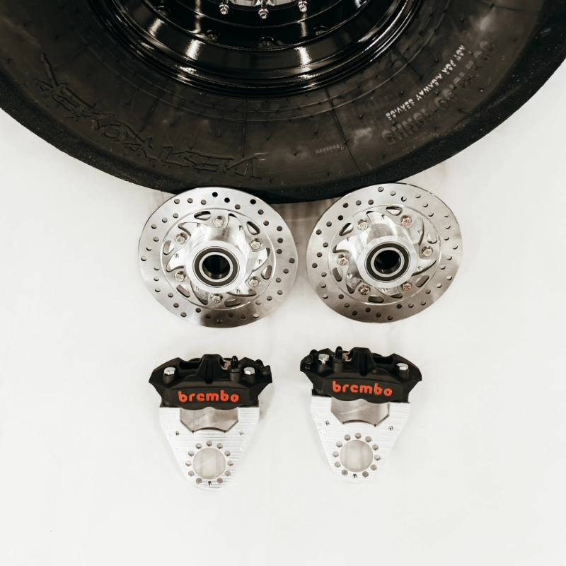 Brembo aircraft brake kit assembly detail