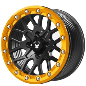 Bullite BT-05 billet aircraft wheel in Aerospace Orange