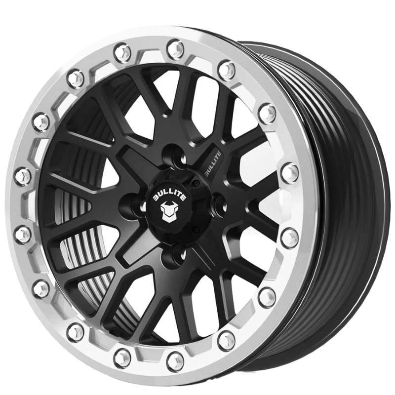 Bullite BT-05 billet aircraft wheel in Raw Machined finish