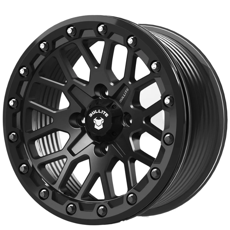 Bullite BT-05 billet aircraft wheel in Satin Black