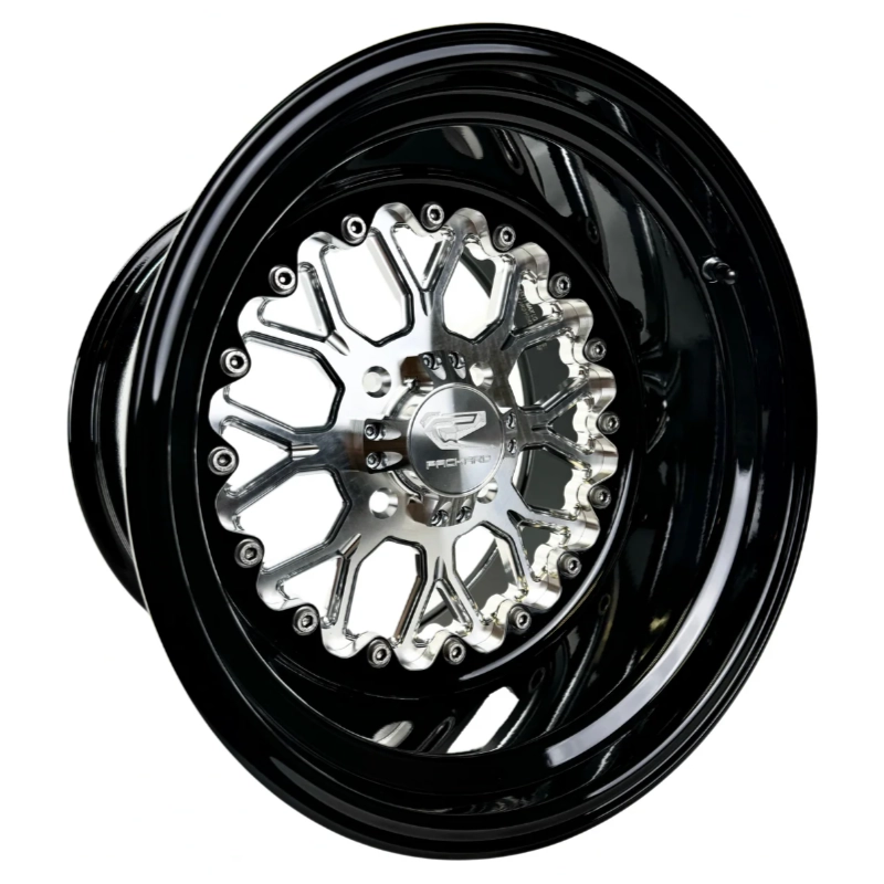 Packard Wishbone aircraft wheel side view